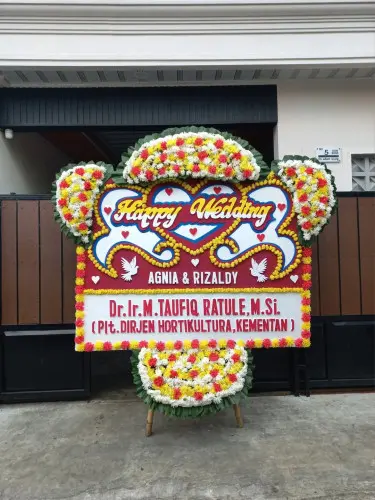 Papan Bunga Pernikahan sinarbakti